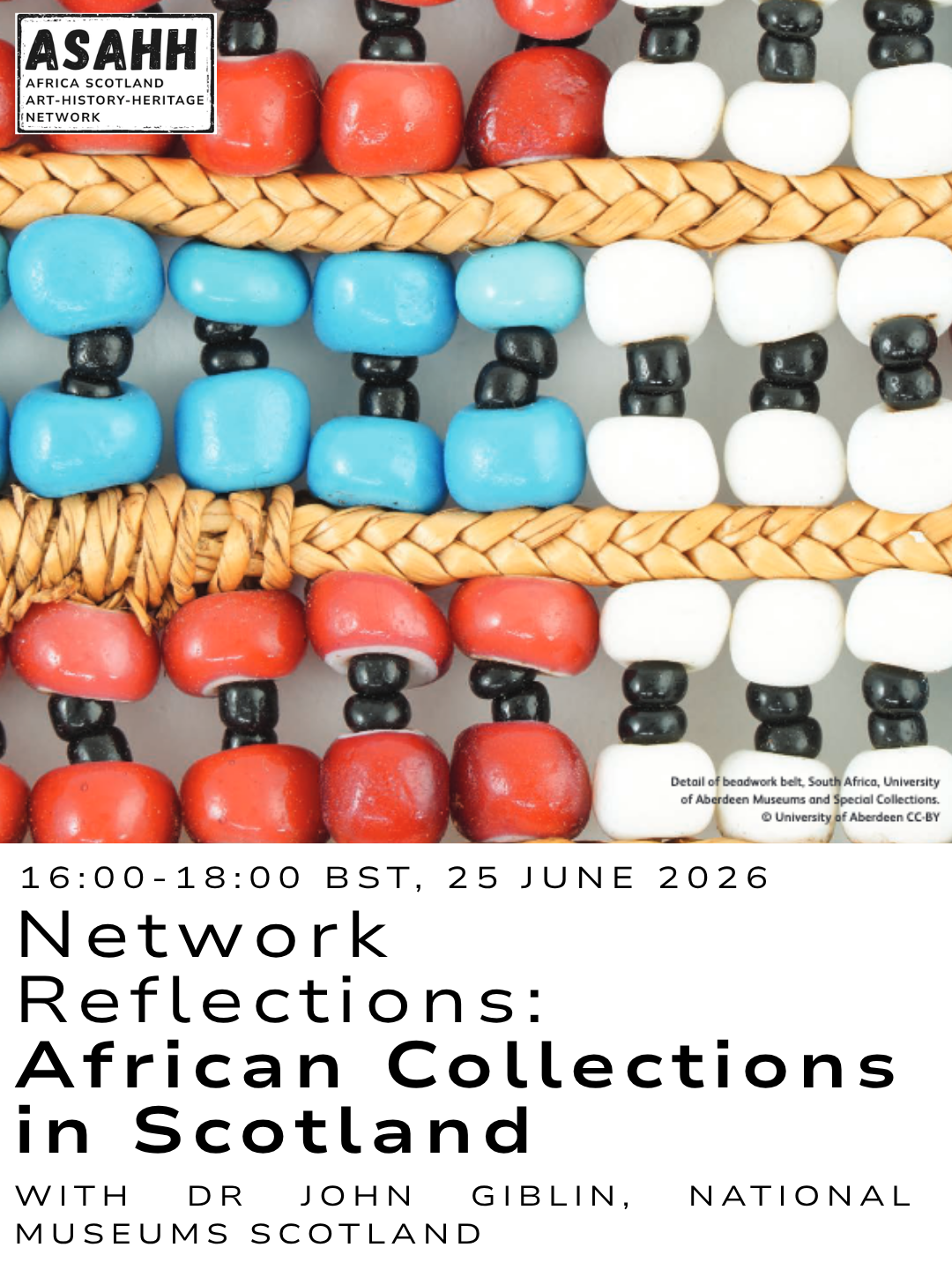 25/6/2026 ASAHH Network Reflections: African Collections in Scotland
